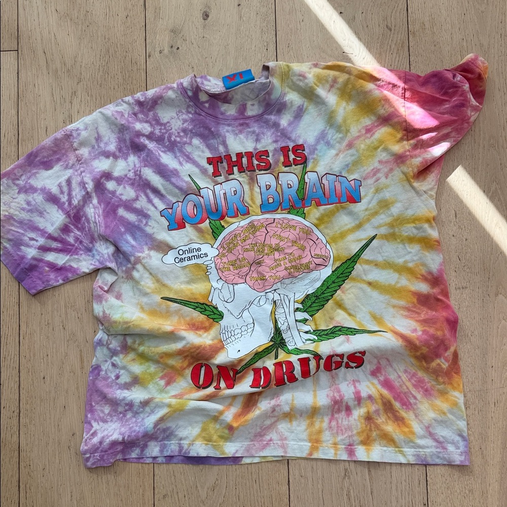 Online Ceramics Tie-Dye Graphic Tee - Multicolor